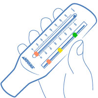 spirometer helyes tartása